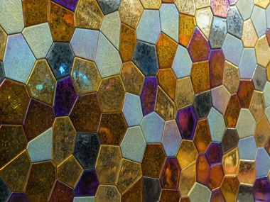 Oggetto decorativo da parete in vetro POLYGONAL MOSAIC PlusObject