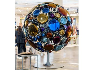 Scultura in vetro SPACE EXPENSION COLORFUL PlusObject