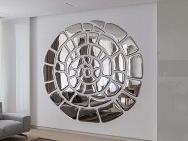 Oggetto decorativo da parete in vetro a specchio SPIRAL PlusObject
