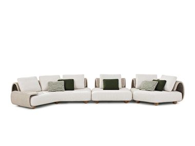 Divano da giardino modulare SHORE Poliform
