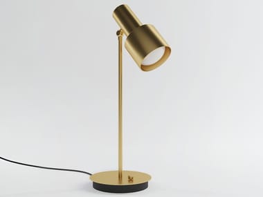 Lampada da tavolo a LED fatta a mano in ottone GP Pollice Illuminazione