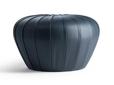 Leather pouf ESEDRA Poltrona Frau