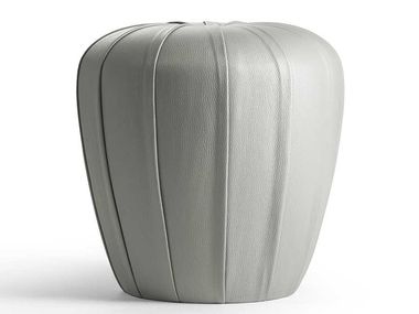 Leather pouf ESEDRA Poltrona Frau