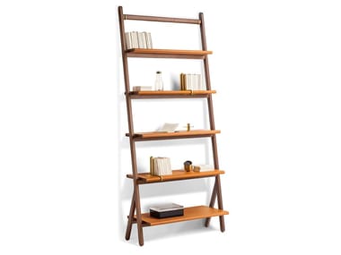 Solid wood bookcase REN