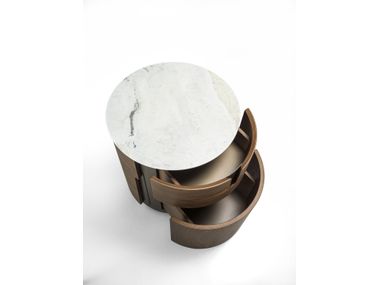 TYLSA NIGHT 54 Wooden bedside table By Porada