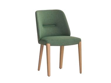 Sedia imbottita in tessuto CONCHA 905 Potocco