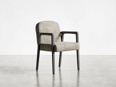 Silla tapizada de tela con brazos ELINE 849/P Potocco