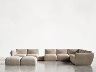 Sofá modular com estojo removível PETALUS 629/D Potocco
