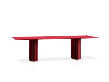 Rectangular glass garden table SIDE BY SIDE 703/TR-OUT Potocco