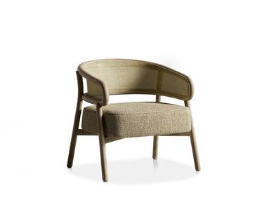 Armchair with natural cane backrest and armrests STADIUM CANE 599/PLCI Potocco