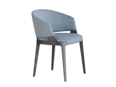 Poltroncina imbottita in tessuto con braccioli VELIS 942/PA Potocco