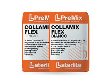 Cement adhesive for flooring PREMIX COLLAMIX FLEX Laterlite