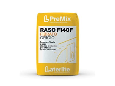 Laterlite, PREMIX RASO F140F FIBRATO GRIGIO Rasante per intonaco