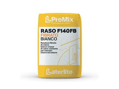 Laterlite, PREMIX RASO F140FB FIBRATO BIANCO Rasante per intonaco