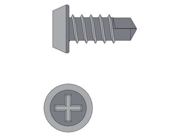 Protektor, 58227 Vite per lamiera con testa tonda anticorrosione