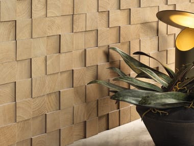 Provenza, W-CIRCLES MOSAICO 3D CUBE Mosaico in legno