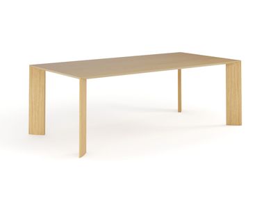 Rectangular wooden table VELASCA Punt