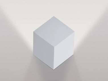 LED aluminium wall light QB Rotaliana