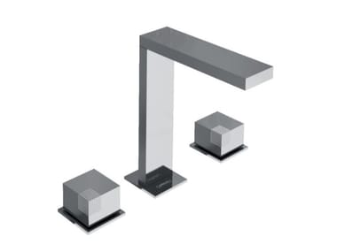 Carimali, QCUBE MISCELATORE LAVABO 3 VIE Miscelatore lavabo cromato