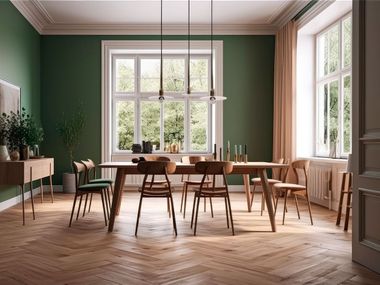 Aluminium and wood window IMPERO QR Legno