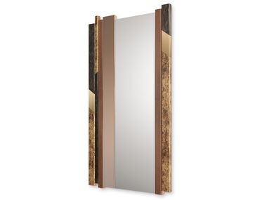 Specchio rettangolare da parete con cornice QUARTZ Sicis