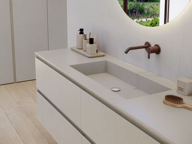 Wandverkleidung aus Ecotone™ MADRETERRA - LUCE QUARTZFORMS