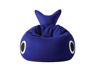 Runder Sitzpuff aus Polyester LAPU LAPU POUF FABRIC A Qeeboo