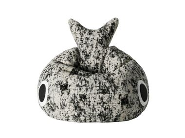 Runder Sitzpuff aus Polypropylen LAPU LAPU POUF FABRIC C Qeeboo