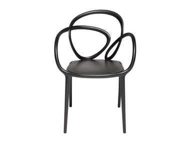 Stapelbarer Gartenstuhl aus Polypropylen LOOP Qeeboo