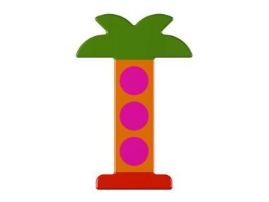 Kerzenhalter aus Keramik PALM Qeeboo
