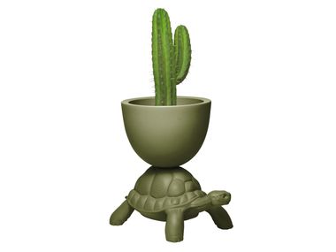 TURTLE CARRY PLANTER AND CHAMPAGNE COOLER