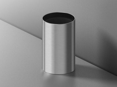 Countertop stainless steel toothbrush holder A14 QA2306 QuadroDesign