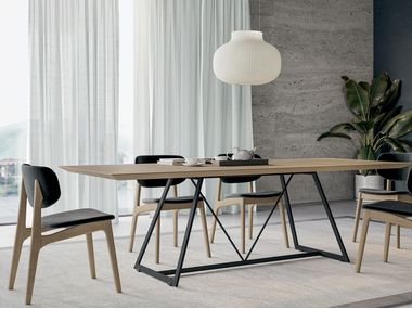 Rectangular wooden table RADAR Dall'Agnese
