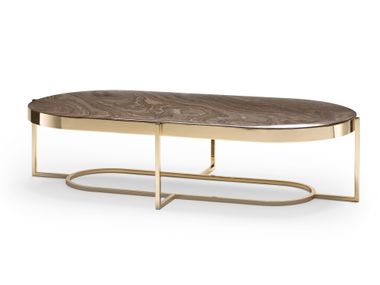 Mesa de centro oval de mármore RAOUL OPERA CONTEMPORARY