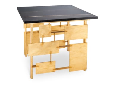 Tavolino quadrato in marmo da salotto RAYMOND | Tavolino quadrato MARIONI