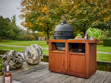 Base per Kamado in acciaio Corten™ BBQUAR KAMADO TROLLEY RB73