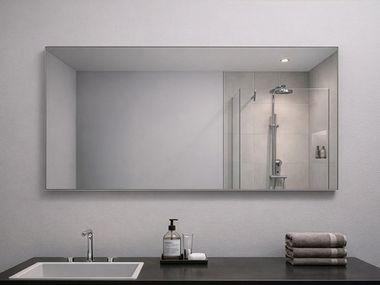 Mirror with heated surface and diamond glass profile Heated mirror RBM More
