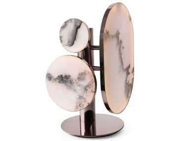 Onyx table lamp with fixed arm REBEL Visionnaire