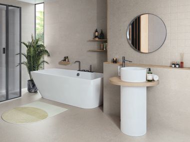 Porcelain stoneware wall/floor tiles with stone effect FREESTONE RECER