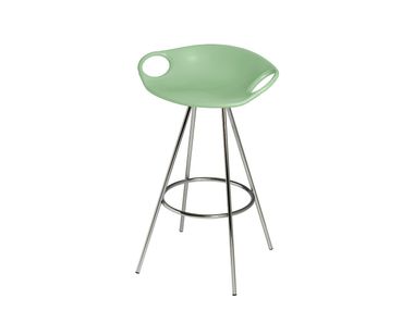 Backless high polypropylene stool MOU 024 REDI Mobiliário