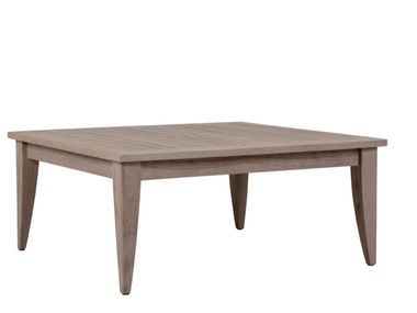 Mesa de centro quadrada de teca RELAIS JANUS et Cie