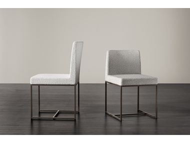 RIDER Upholstered fabric chair By Meridiani