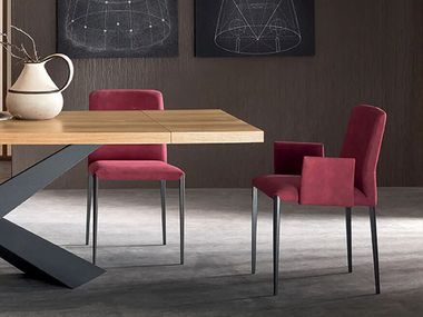 Upholstered chair AURORA RIFLESSI