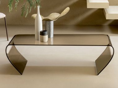 Rectangular crystal coffee table BREAK RIFLESSI