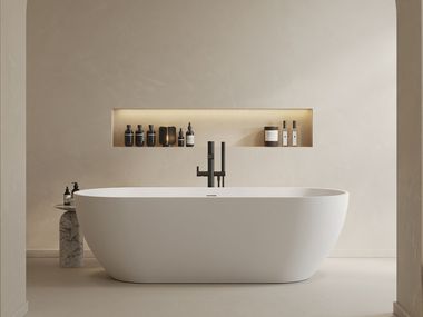 Freestanding Mineral Stone® bathtub NANTES RILUXA