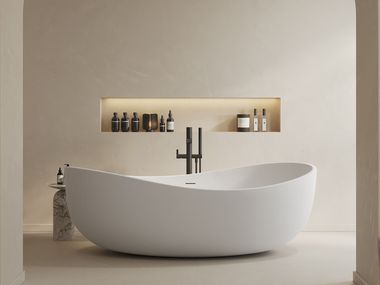 Freestanding Mineral Stone® bathtub OCEAN RILUXA
