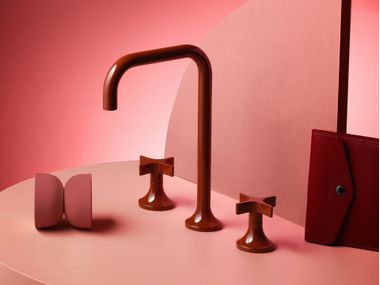 Mezclador de lavabo de sobre encimera con 3 orificios DIAMETRO35 CROSS RITMONIO