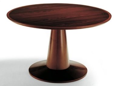 Round wooden dining table RIVIERA HUGUES CHEVALIER