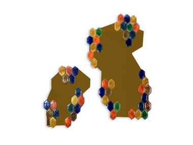 Specchio da parete HEXA R'Kan