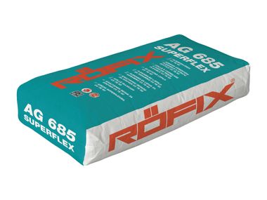 Flexible thin-bed cementitious adhesive RÖFIX AG 685 SUPERFLEX S2 RÖFIX